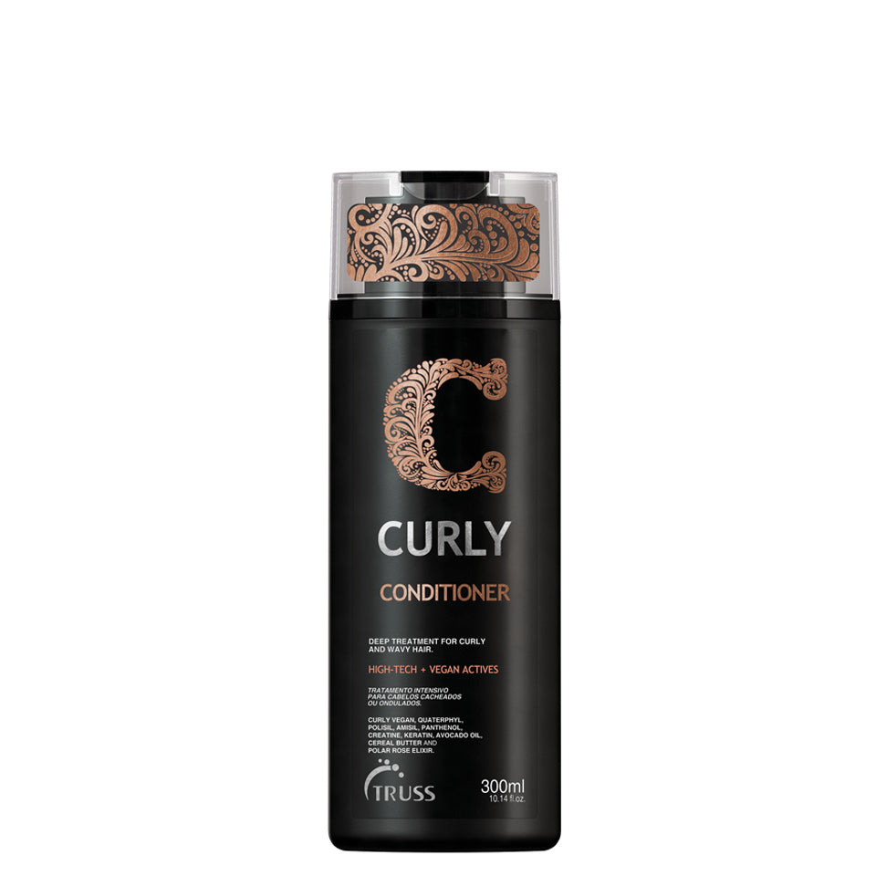 Curly Conditioner Curly Wavy Hair Vegan Activies Hight-tech