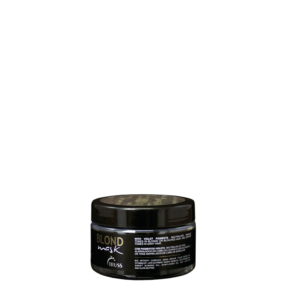 Blond Mask Blonde Bleached Gray Hair Violet Pigments Neutralizes Orange