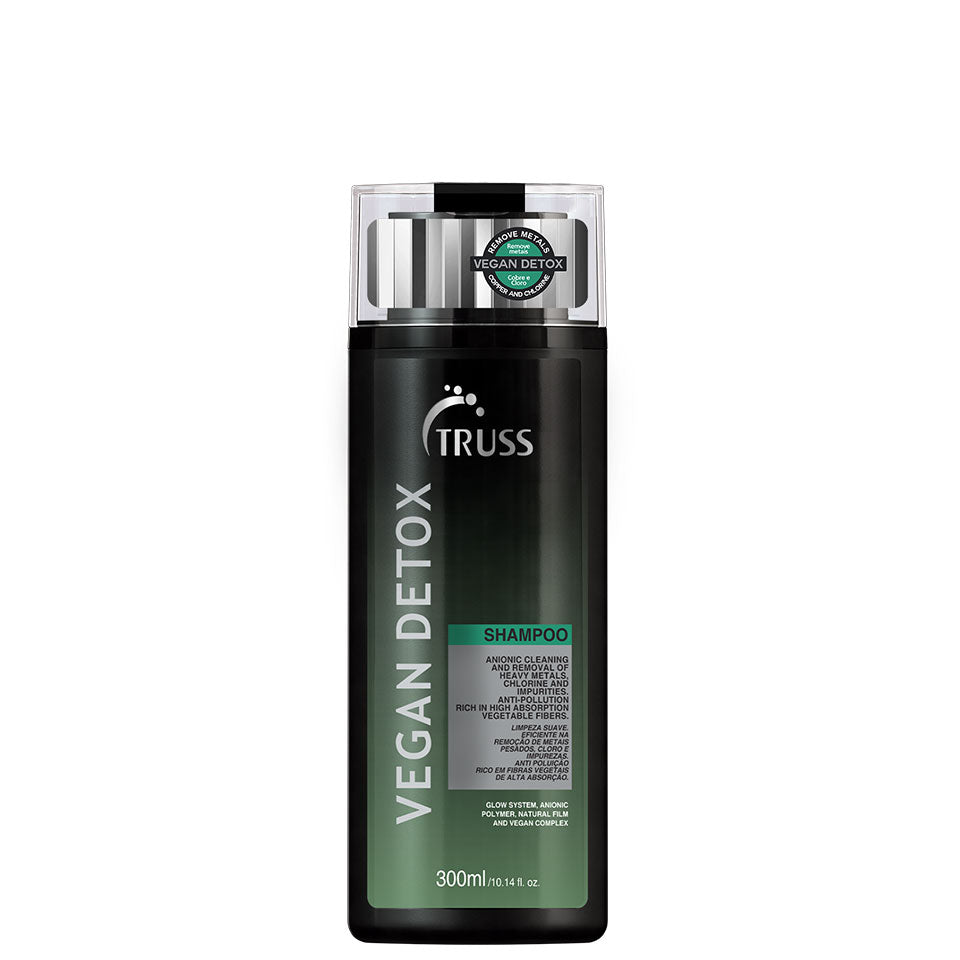 Shampoo Vegan Detox Anionic Polymer Cleaning Removal Heavy Metals Anti-pollution Natural Film