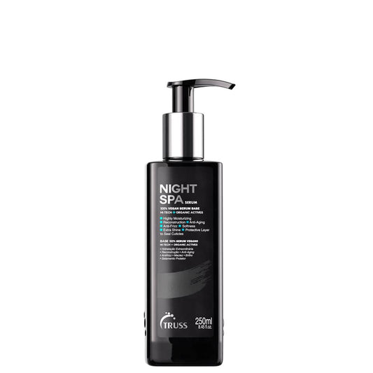 Night Spa Serum Reconstruction Anti-aging anti-frizz softness extra shine protective layer to seal cuticles