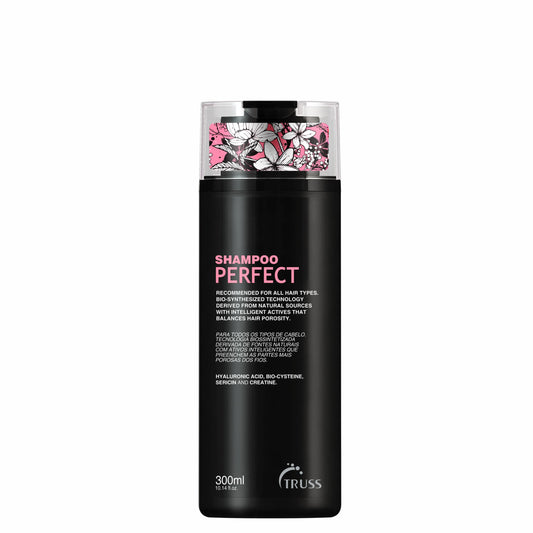 Perfect Shampoo All Hair Types Bio-Synthesized Technology Derived from natural Sources Intelligent actives Balances Hair Porosity
